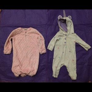 Baby Girl Onesies (0-3m & 3-6 Months)